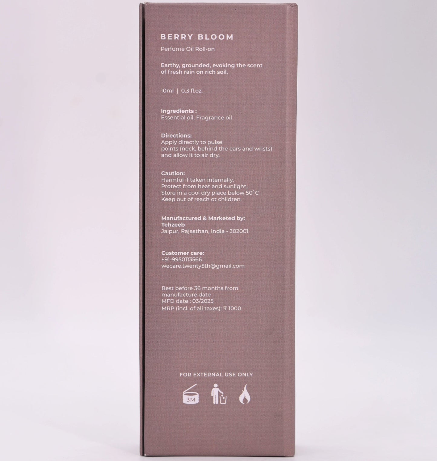 04 | Berry Bloom (Perfume Oil) - TWENTY5th