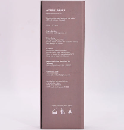 01 | Azure Drift (Perfume Oil) - TWENTY5th