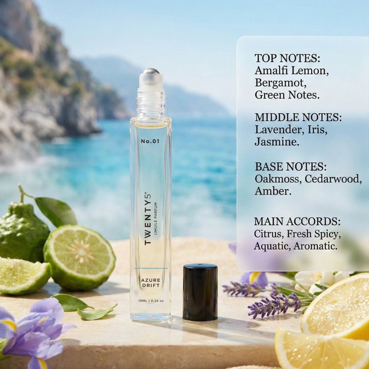 01 | Azure Drift (Perfume Oil) - TWENTY5th