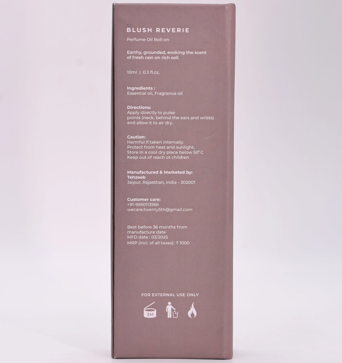 02 | Blush Reverie (Perfume Oil) - TWENTY5th