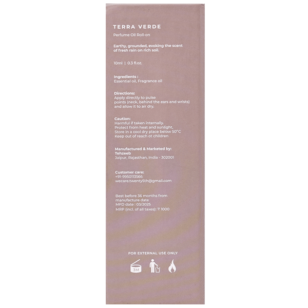 03 | Terra Verde (Perfume Oil) - TWENTY5th