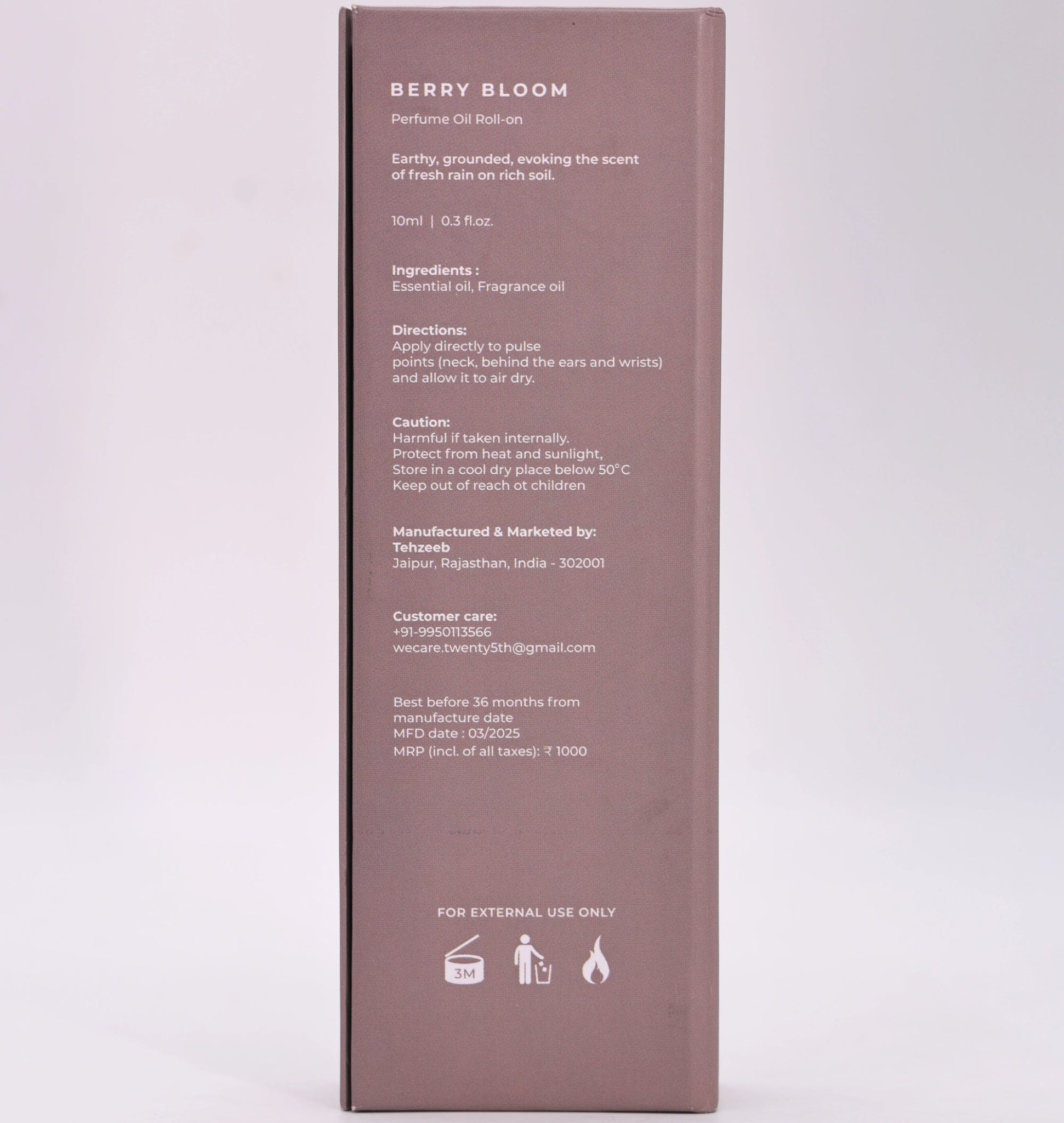 04 | Berry Bloom (Perfume Oil) - TWENTY5th