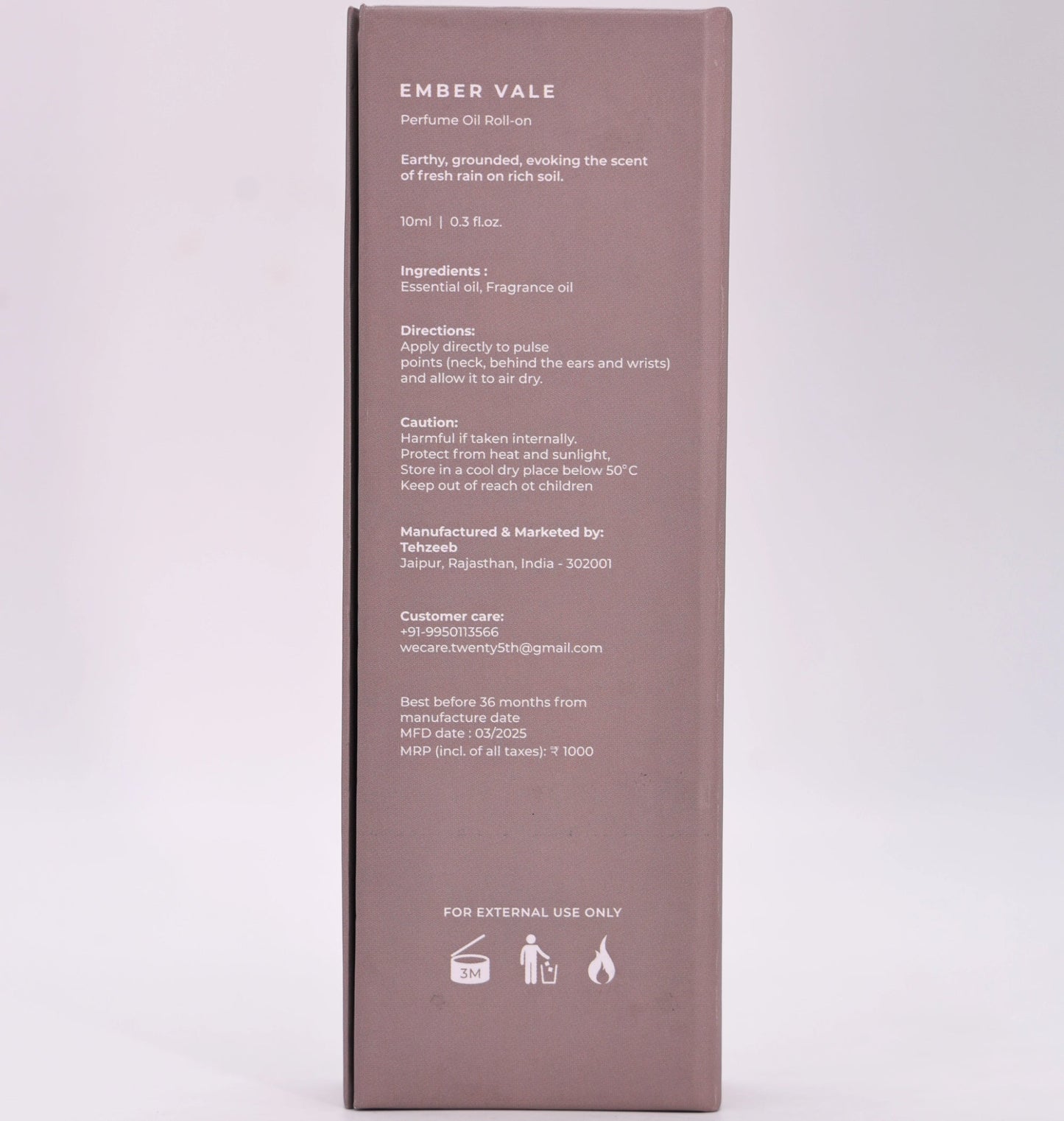 05 | Ember Vale (Perfume Oil) - TWENTY5th