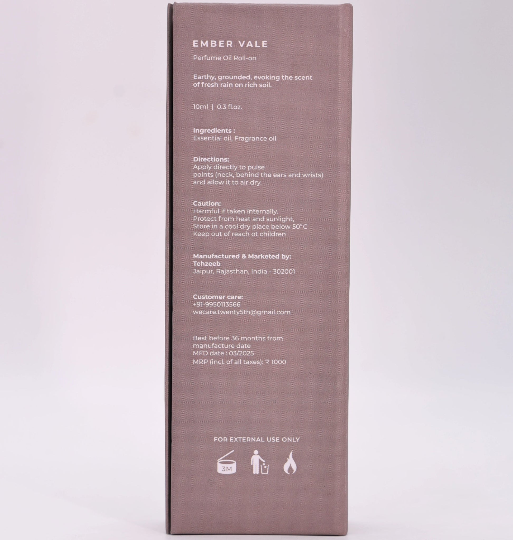 05 | Ember Vale (Perfume Oil) - TWENTY5th